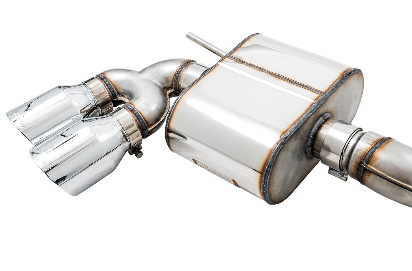 AWE Tuning AWE SwitchPath Exhaust for MK7.5 Golf R - Chrome Silver Tips, 102mm - 3025-42066