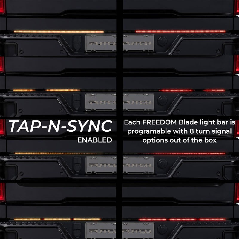 Putco 2021+ Ford F150 w/Halogen Taillights 60in Freedom Blade LED Tailgate Light Bar