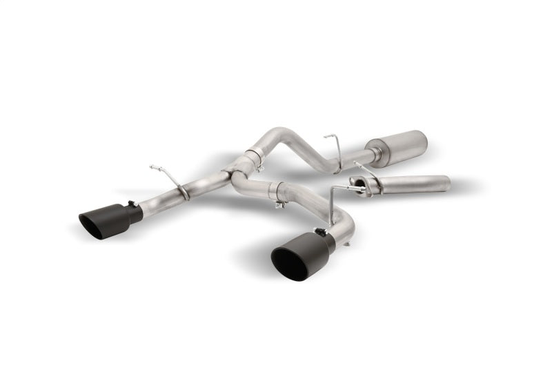 Gibson 2.5in Black Elite Cat-Back Dual Split Exhaust | Ford Bronco 4-DR (21+) (69551B)