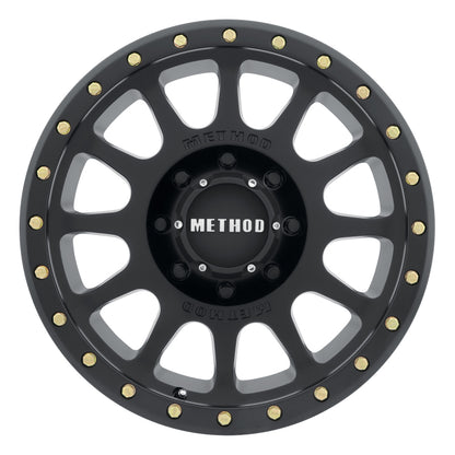 Method MR305 NV Matte Black | 18x9" +18mm | 8x6.5mm Wheel