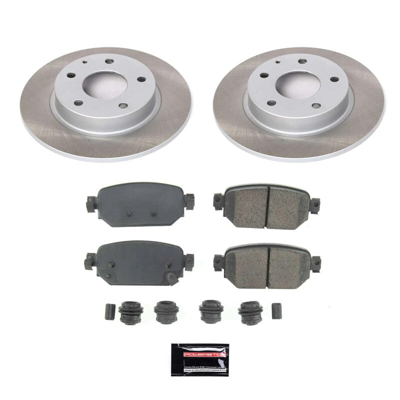 PowerStop 19-21 Mazda CX-3 Rear Semi-Coated Rotor Kit (SC7515)