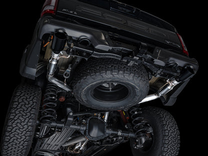 AWE Tuning Gen 3 Ford Raptor SwitchPath Exhaust - Diamond Black Tips (3025-33356)