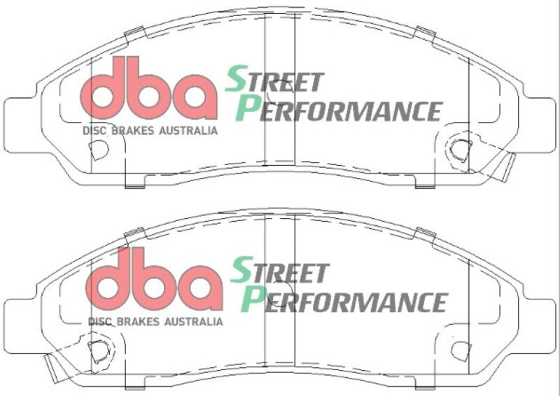 DBA SP Performance Front Brake Pads | Chevrolet Colorado (04-08) (DB1468SP)