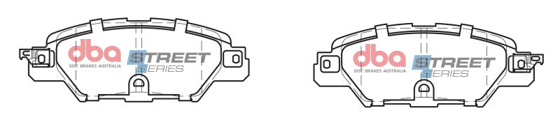 DBA Rear Street Series Brake Pads | Mazda CX-5 (16-18) (DB2414SS)
