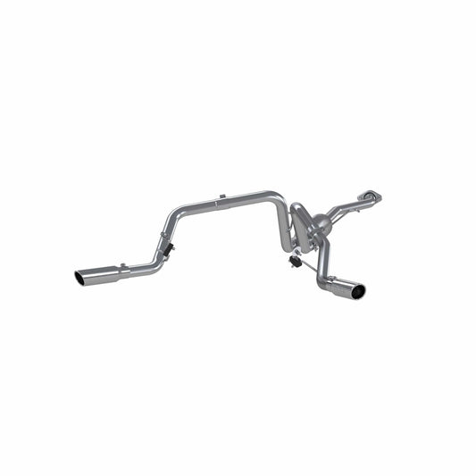 MBRP 2003-2007 Chev/GMC 1500 Classic 4.8/5.3L EC/CC-SB Cat Back Dual Split Side (Aluminum)