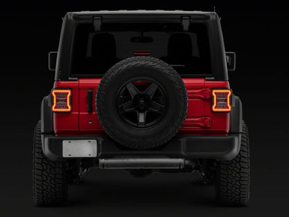 Raxiom 18-26 Jeep Wrangler JL LED Tail Lights Clear Housing Clear Lens (J181426)