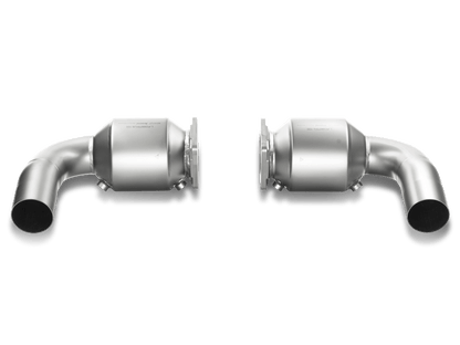 Akrapovic Porsche 911 Turbo/Turbo S (997.2) Link Pipe Set w/ Cat (Titanium)