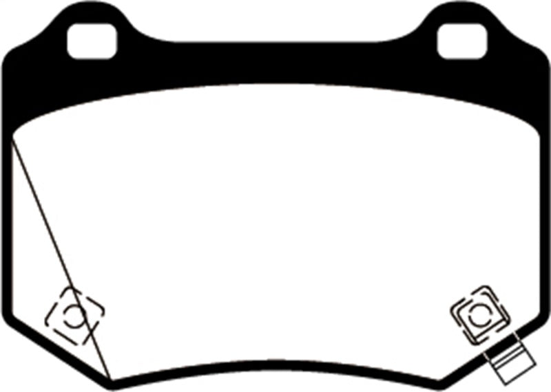 EBC 18+ Subaru WRX STI Yellowstuff Rear Brake Pads | Subaru WRX (14-21) (DP42361R)