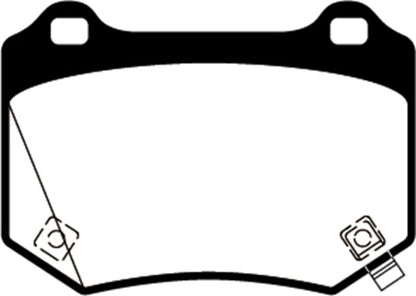 EBC 18+ Subaru WRX STI Yellowstuff Rear Brake Pads | Subaru WRX (14-21) (DP42361R)