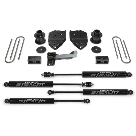 Fabtech 4in Budget System w/ Stealth | Ford F250/F350 4WD (17-21) (K2213M)