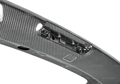Seibon OEM-Style Carbon Fiber Rear Spoiler w/ LED Cutout | Subaru WRX/STi Hatchback (08-10) (RS0809SBIMP-STI)