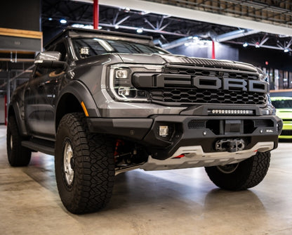 Rival 2D.1813.1.US Aluminum Bumper w/Winch Mount & Recovery Points For Ford Ranger Raptor