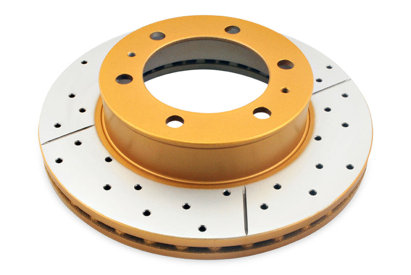 DBA Street Series Drilled & Slotted Front Rotor | Lexus ES300 (03-06) (DBA2714X)