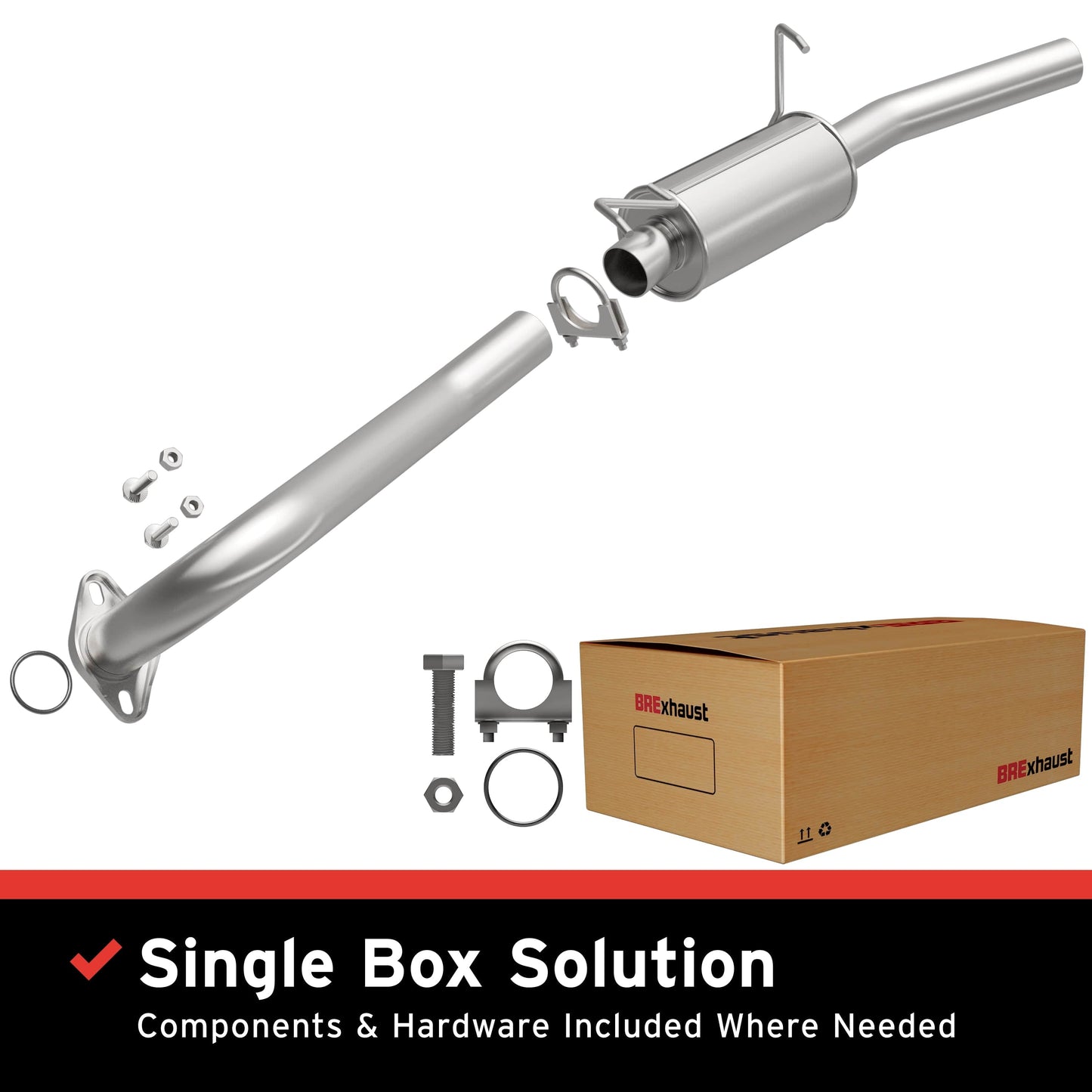 BRExhaust Direct-Fit Muffler Kit 108-0207