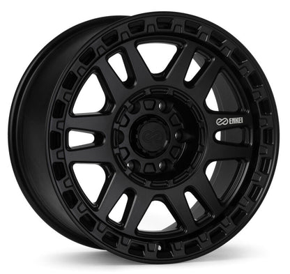 (set of 4) Enkei Trail-Tracker Matte Black | 18x9" -12mm | 6x139.7mm Wheels
