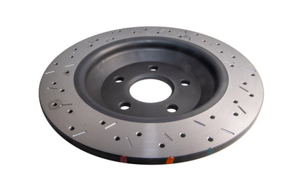 DBA Rear Drilled & Slotted 4000 Series XS Gold Rotor | Ford Focus RS (16-17) (DBA42969BLKXS)