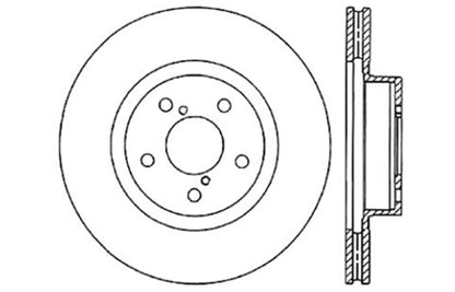 StopTech for Drilled Sport Brake Rotor 128.47012L