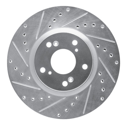 R1 06-15 Honda Civic Si Front D&S Slotted & Drilled Rotor | Honda Civic 06-15 (EDZ-59045L)
