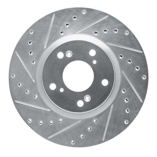 R1 06-15 Honda Civic Si Front D&S Slotted & Drilled Rotor | Honda Civic 06-15 (EDZ-59045L)