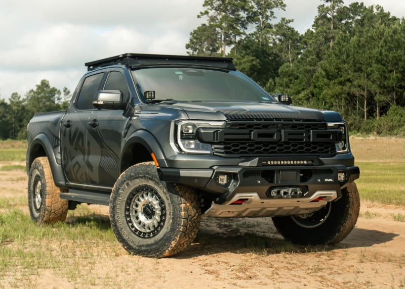 Rival 2D.1813.1.US Aluminum Bumper w/Winch Mount & Recovery Points For Ford Ranger Raptor