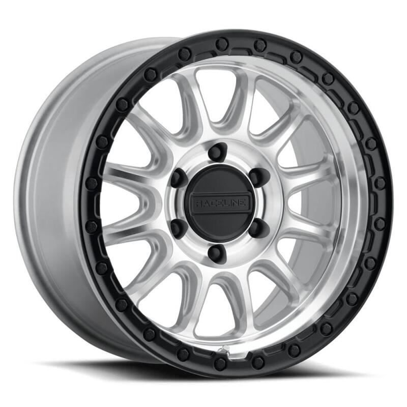 Raceline 960B Alpha Machined w/ Black Ring | 17x8.5" +0mm | 5x127mm Wheel