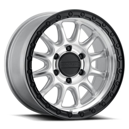 Raceline 960B Alpha Machined w/ Black Ring | 17x8.5" +0mm | 5x127mm Wheel