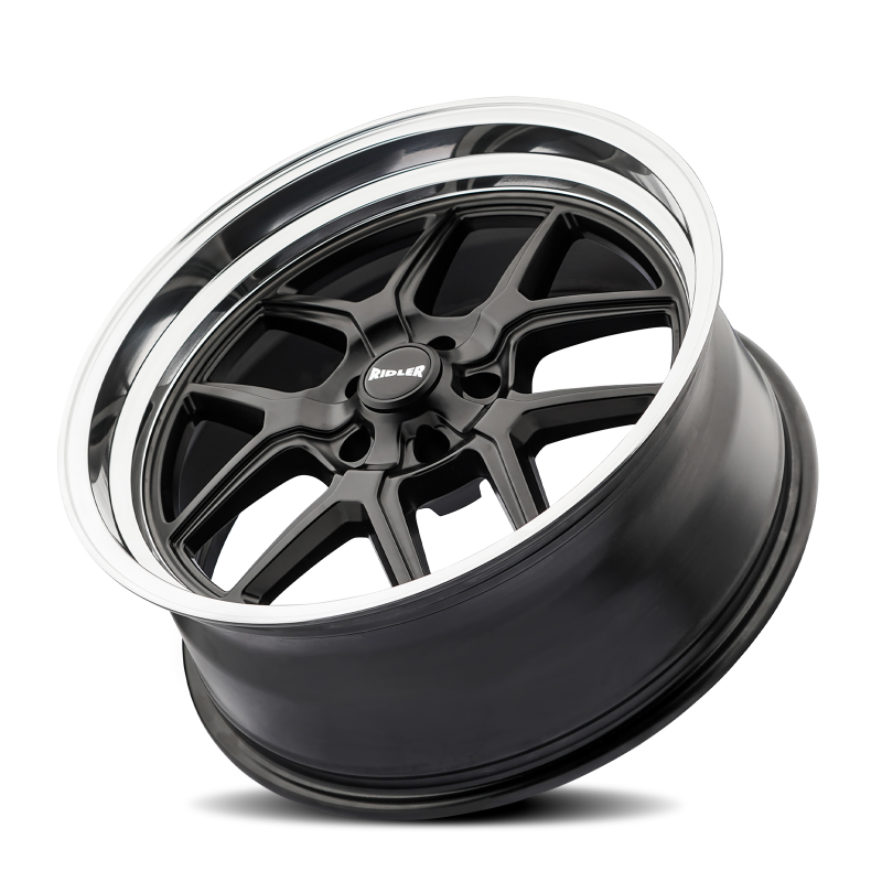 (set of 4) Ridler Wheels 610 Matte Black Polished | 20x10" +0mm | 5x120.65mm Wheels