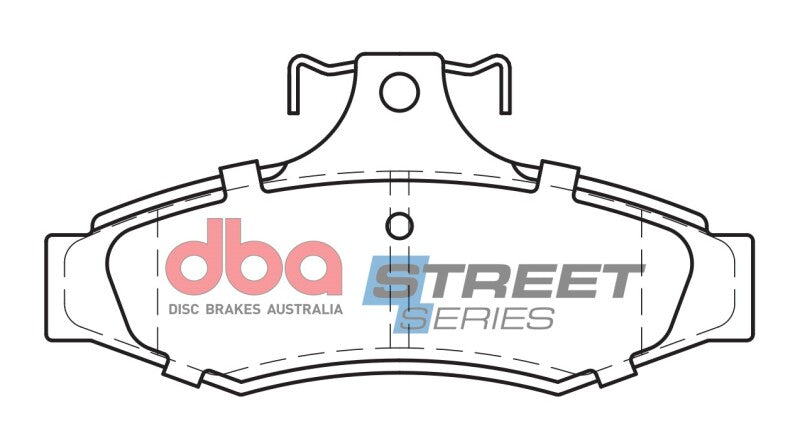 DBA Rear Street Series Brake Pads | Chevrolet Corvette (84-96) (DB1354SS)