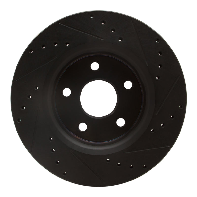 DFC D&S Black Brake Rotor (FRONT LEFT): Jeep Grand Cherokee (05-10)