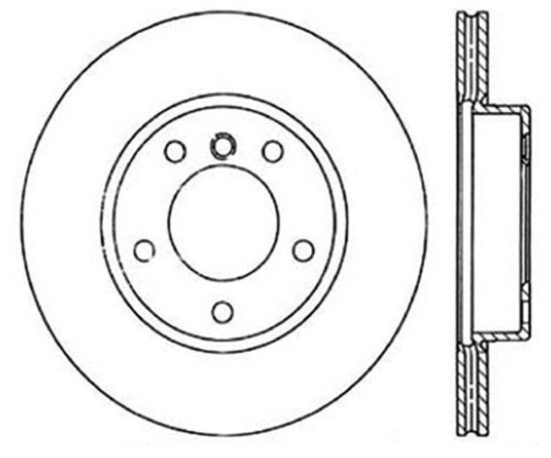 Stoptech 126.34029CSR 96-02 fits BMW Z3 Cryo Slotted Rotor