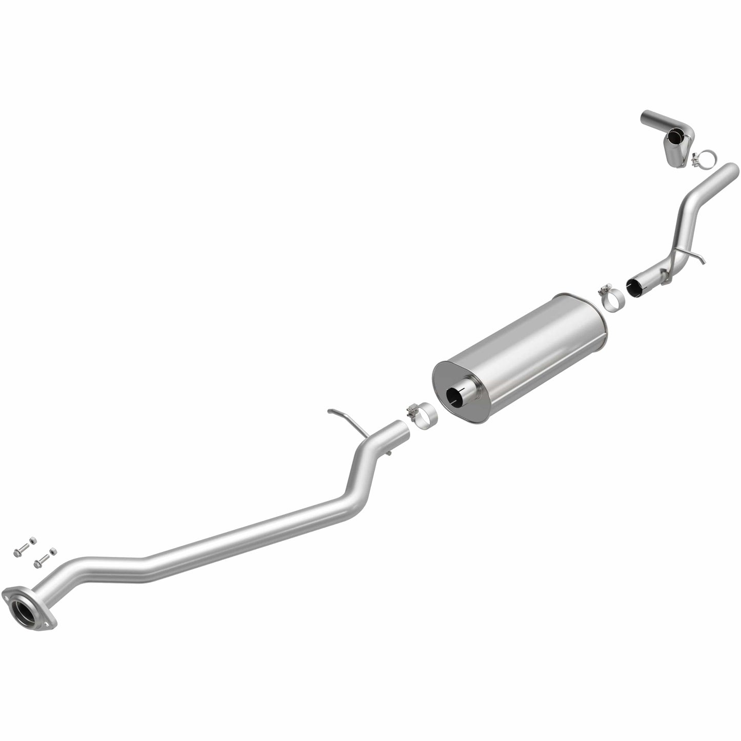 BRExhaust Stainless Steel Direct-Fit Replacement Exhaust System 116-0509