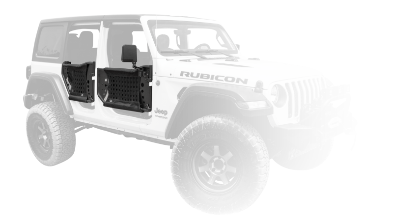 Body Armor 4x4 JL-6150 Gen III Rear Trail Doors for 2018-2024 Jeep Wrangler JL