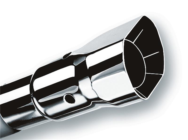Borla 2.25in SS Single Square Angle-Cut Intercooled Tips | Universal (20115)