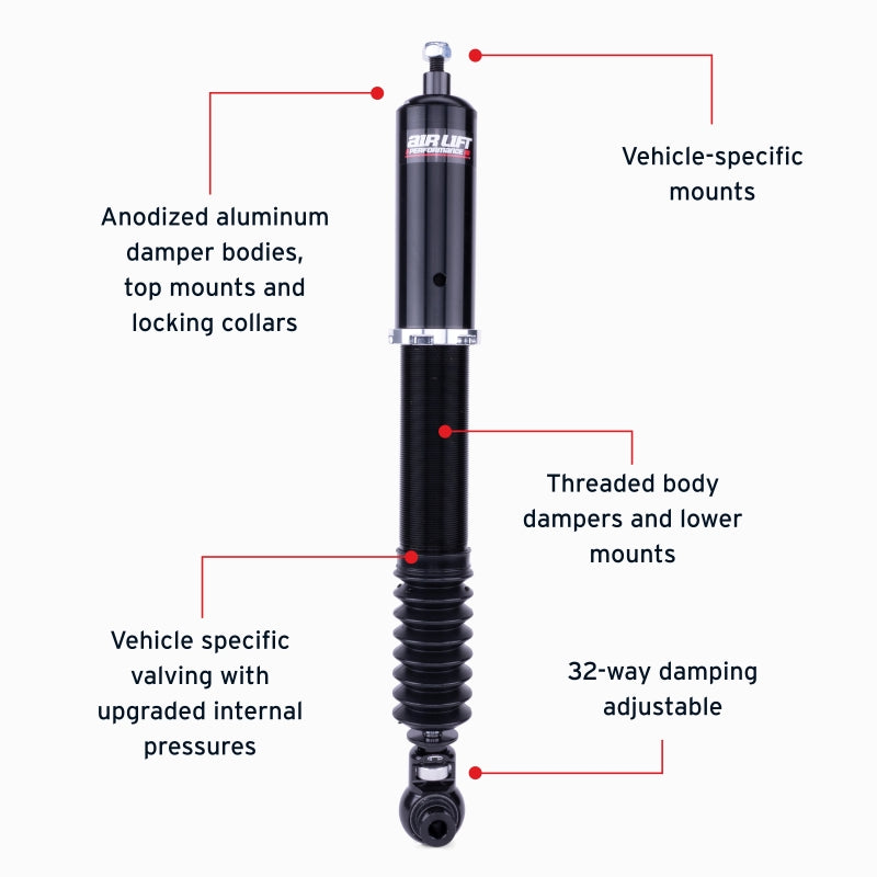 Air Lift 76521 Rear Air Suspension Kit For BMW F22/F30/F31/F32/F33/F36