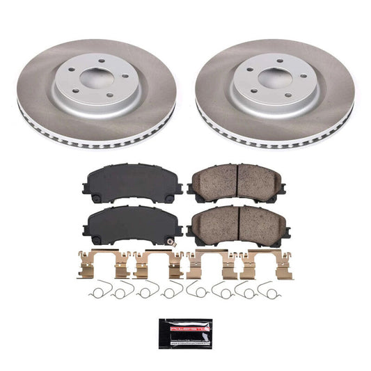 PowerStop 2023 Nissan Z Front Semi-Coated Rotor Kit (SC6944)