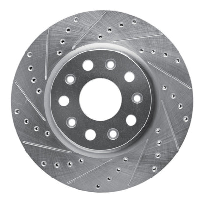 DFC D&S Silver Brake Rotor (FRONT LEFT): Jeep Wrangler (18-25)