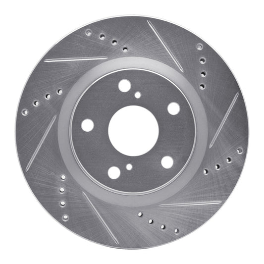 DFC D&S Brake Rotor (FRONT RIGHT): Jeep Wrangler (18-25) - Silver