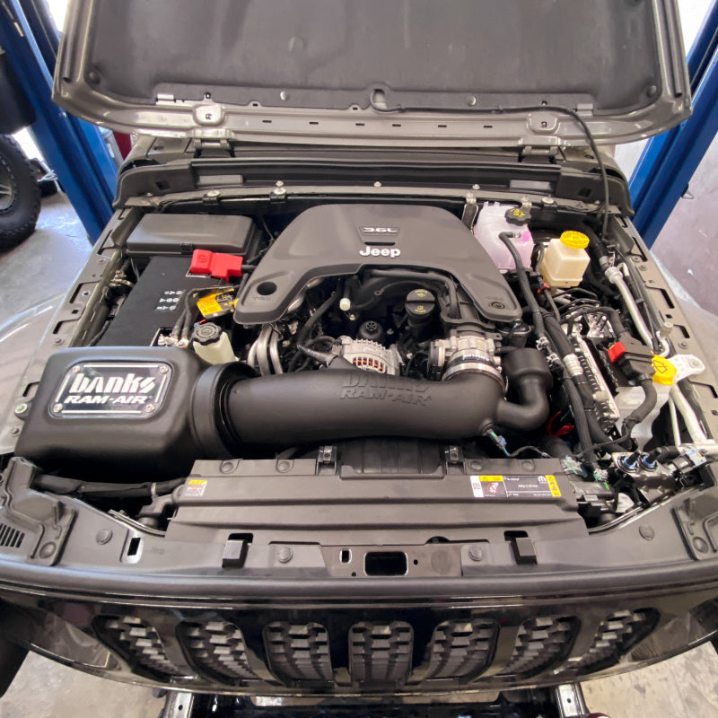 Banks Power 18-20 Jeep 3.6L Wrangler Ram-Air Intake System - Dry Filter | Jeep Wrangler (18-20) (41843-D)