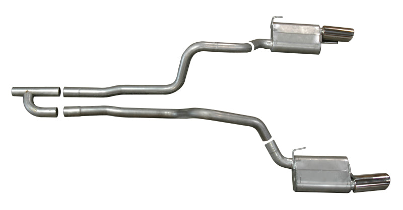 Gibson 2.5in Dual Cat-Back Exhaust | Ford Mustang Base (05-10) (619005)
