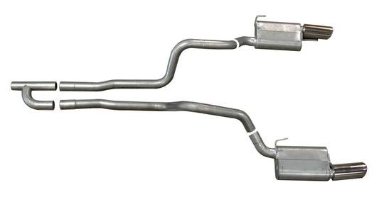 Gibson 2.5in Dual Cat-Back Exhaust | Ford Mustang Base (05-10) (619005)