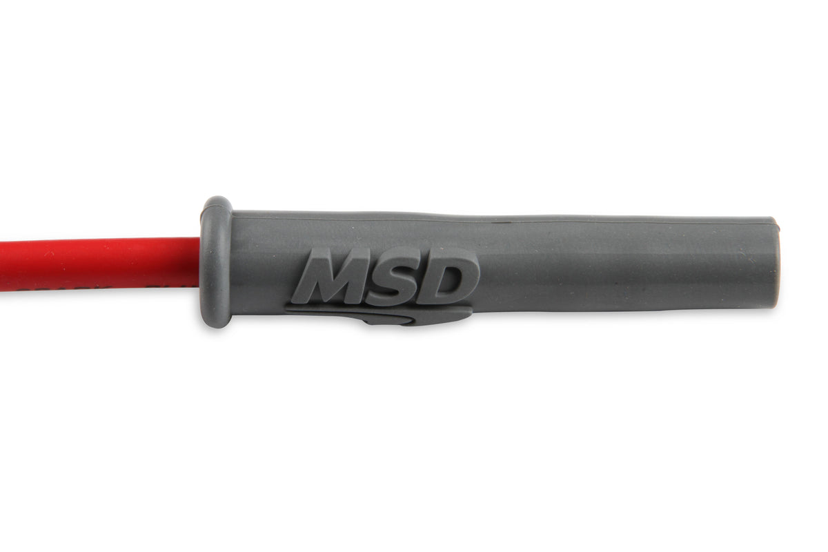 MSD 32819 Super Conductor Spark Plug Wire Set, Red
