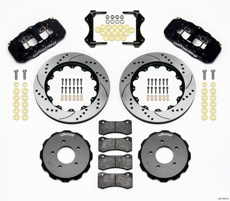 Wilwood AERO6 Front Hat Kit | BMW E46 (99-06) (140-11974-D)