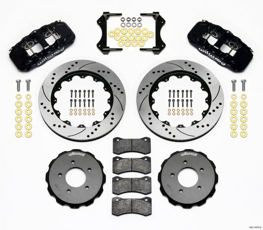 Wilwood AERO6 Front Hat Kit | BMW E46 (99-06) (140-11974-D)