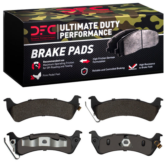 DFC Ultimate Duty Perf Brake Pads (REAR): Jeep Grand Cherokee (93-98)