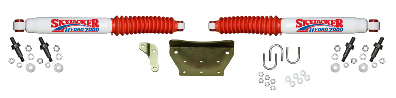 Skyjacker 7299 Dual Steering Stabilizer Kit - White With Red Boot For Excursion