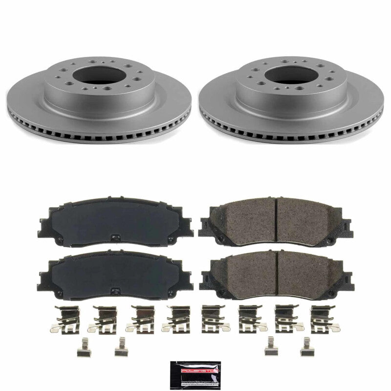 PowerStop 23-24 Toyota Sequoia Rear Z17 Coated Brake Kit (CRK8938)