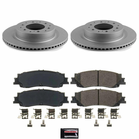 PowerStop 23-24 Toyota Sequoia Rear Z17 Coated Brake Kit (CRK8938)