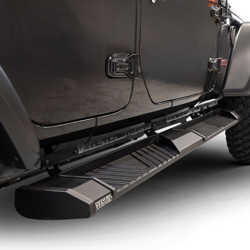 Westin 24-64065 AT6 Running Boards for 18+ Jeep Wrangler JL 4DR
