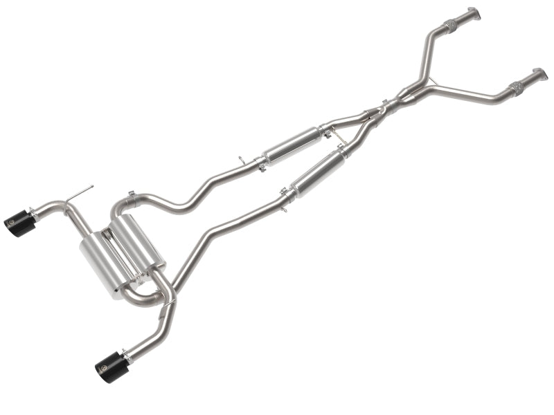 aFe Takeda 2.5in SS Cat-Back Exhaust | Infiniti Q50 3.7L (14-15) (49-36136-C)