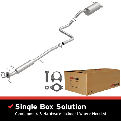 BRExhaust 2011-2016 Ford Fiesta 1.6L Direct-Fit Replacement Exhaust System